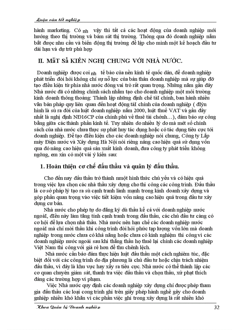 image for page Một số biện pháp nhằm nâng cao hiệu quả sử dụng vốn kinh doanh của Công ty Lắp máy Điện nước và Xây dựng Hà Nội