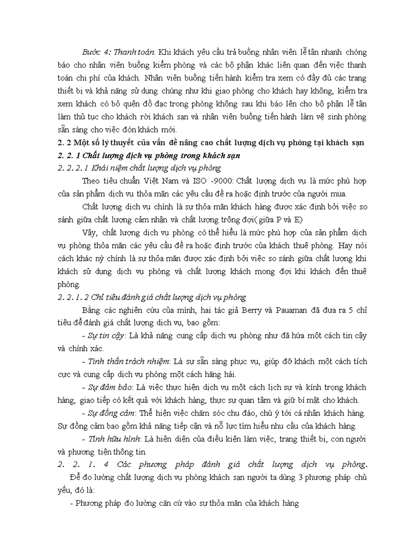 image for page Giải pháp nâng cao chất lượng dịch vụ phòng tại khách sạn sông nhuệ - hà nội
