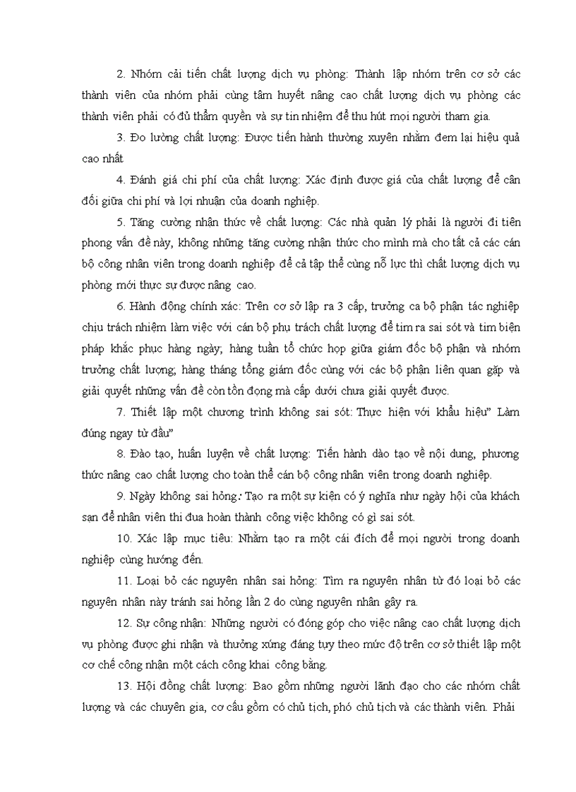 image for page Giải pháp nâng cao chất lượng dịch vụ phòng tại khách sạn sông nhuệ - hà nội