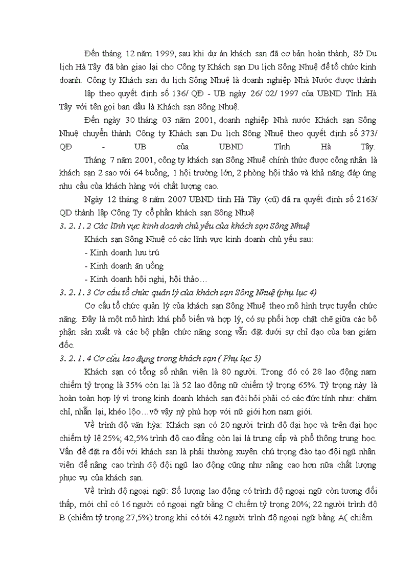 image for page Giải pháp nâng cao chất lượng dịch vụ phòng tại khách sạn sông nhuệ - hà nội