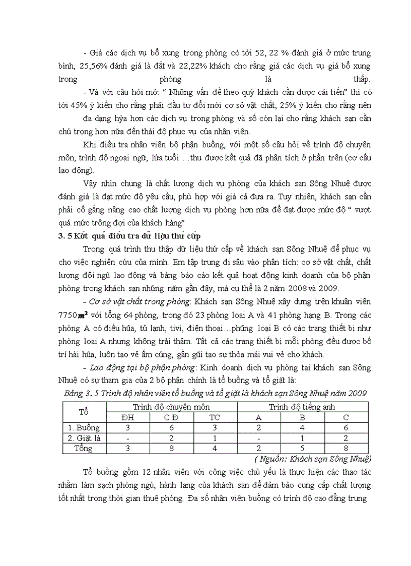 image for page Giải pháp nâng cao chất lượng dịch vụ phòng tại khách sạn sông nhuệ - hà nội