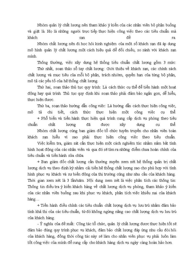 image for page Giải pháp nâng cao chất lượng dịch vụ phòng tại khách sạn sông nhuệ - hà nội