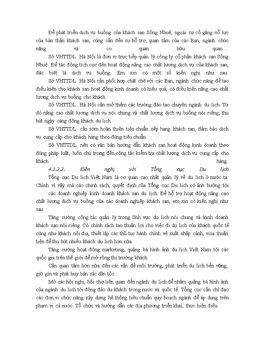 image for page Giải pháp nâng cao chất lượng dịch vụ phòng tại khách sạn sông nhuệ - hà nội