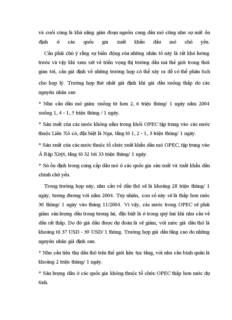 image for page Những biến động trên thị trường dầu mỏ thế giới và ảnh hưởng của nó tới hoạt động xuất khẩu dầu mỏ của Việt Nam