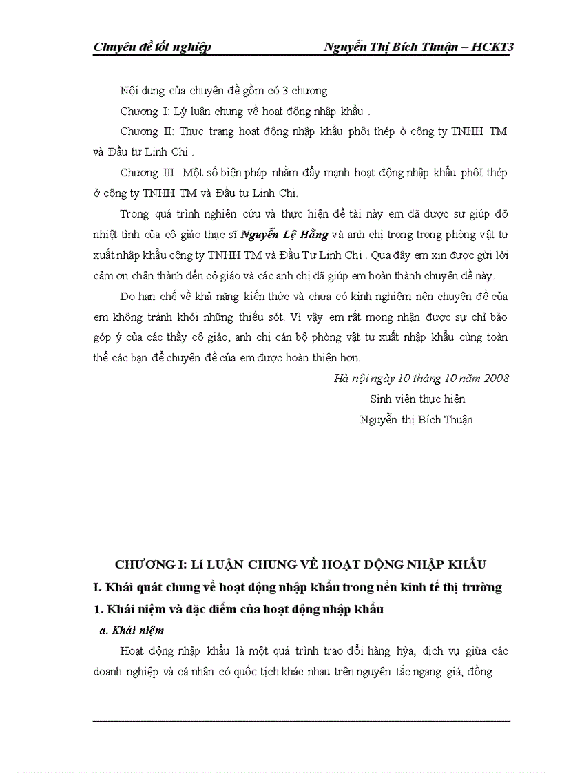 image for page Một số biện pháp nhằm đẩy mạnh hoạt động nhập khẩu phôi thép của công ty TNHH TM và đầu tư Linh Chi