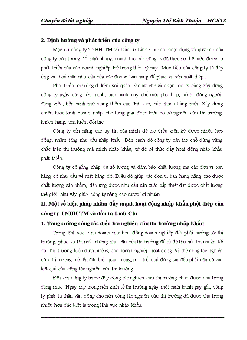image for page Một số biện pháp nhằm đẩy mạnh hoạt động nhập khẩu phôi thép của công ty TNHH TM và đầu tư Linh Chi