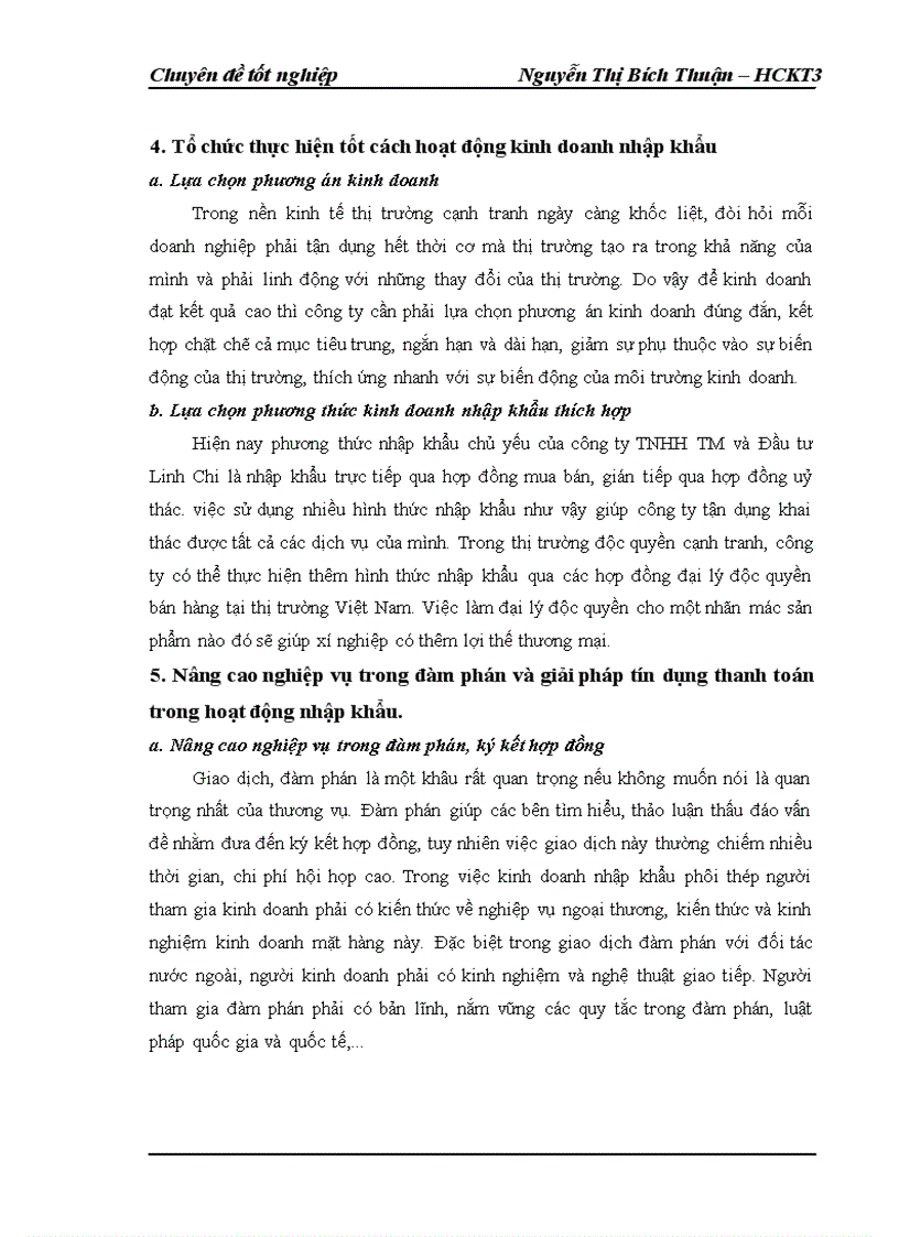 image for page Một số biện pháp nhằm đẩy mạnh hoạt động nhập khẩu phôi thép của công ty TNHH TM và đầu tư Linh Chi