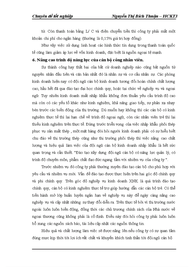image for page Một số biện pháp nhằm đẩy mạnh hoạt động nhập khẩu phôi thép của công ty TNHH TM và đầu tư Linh Chi