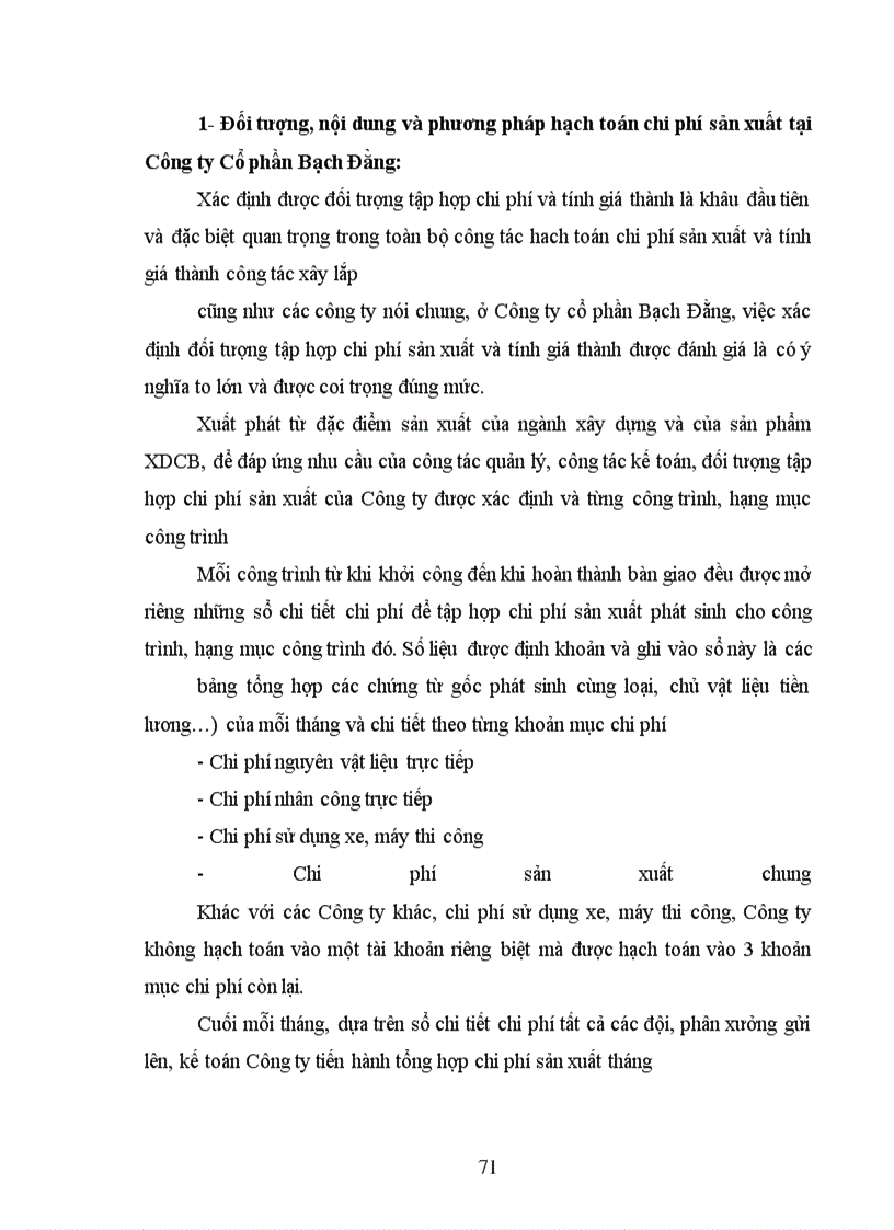image for page Hoàn thiện công tác kế toán chi phí sản xuất và tính giá thành sản phẩm tại Công ty cổ phần Bạch Đằng