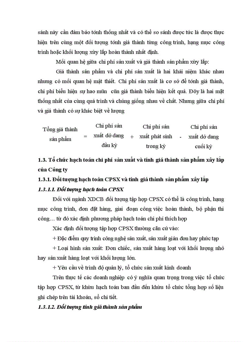 image for page Nghiên cứu công tác hạch toán kế toán chi phí sản xuất và tính giá thành sản phẩm xây lắp tại công ty cổ phần XLCN - NĐ