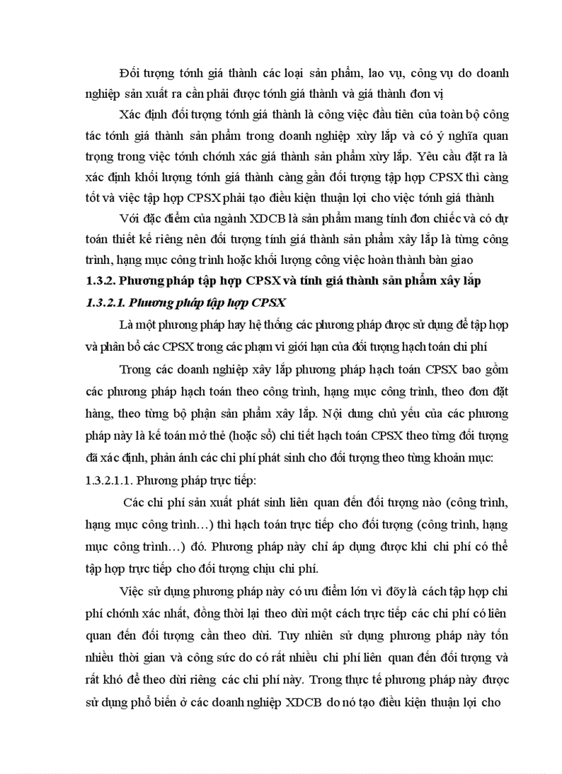 image for page Nghiên cứu công tác hạch toán kế toán chi phí sản xuất và tính giá thành sản phẩm xây lắp tại công ty cổ phần XLCN - NĐ