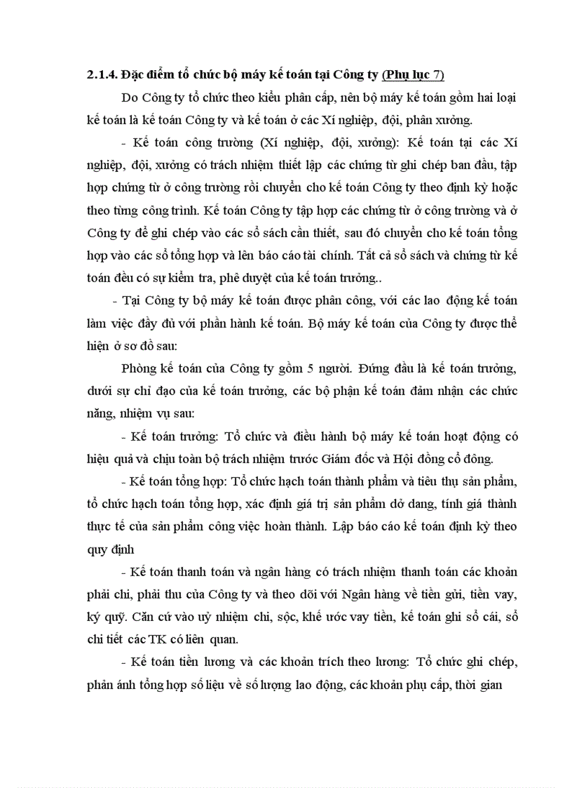 image for page Nghiên cứu công tác hạch toán kế toán chi phí sản xuất và tính giá thành sản phẩm xây lắp tại công ty cổ phần XLCN - NĐ