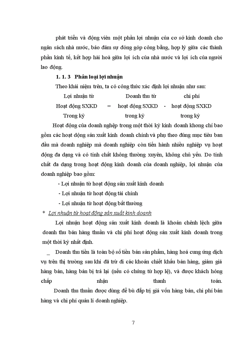 image for page Lợi nhuận tại công ty TNHHTMXD Hoàng Đông