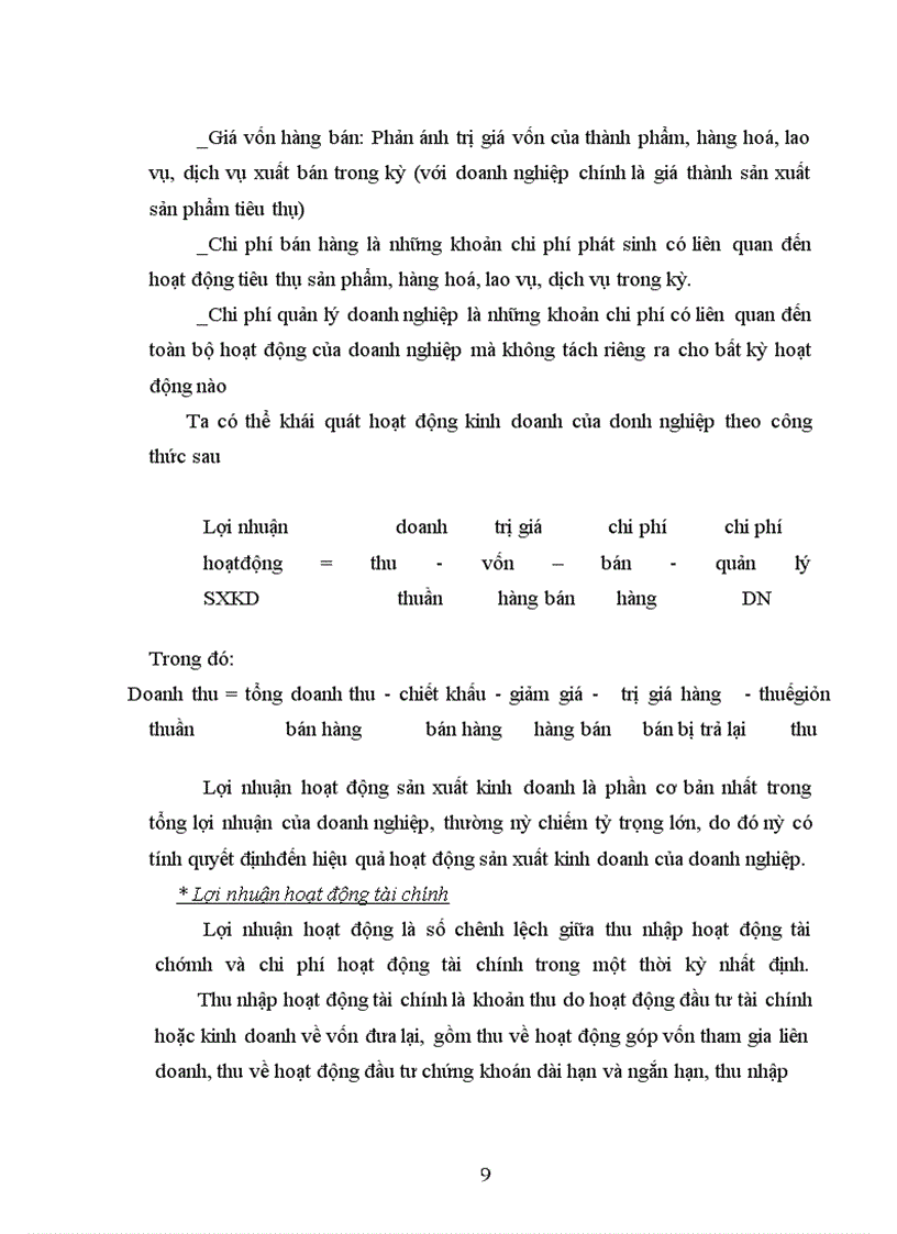 image for page Lợi nhuận tại công ty TNHHTMXD Hoàng Đông