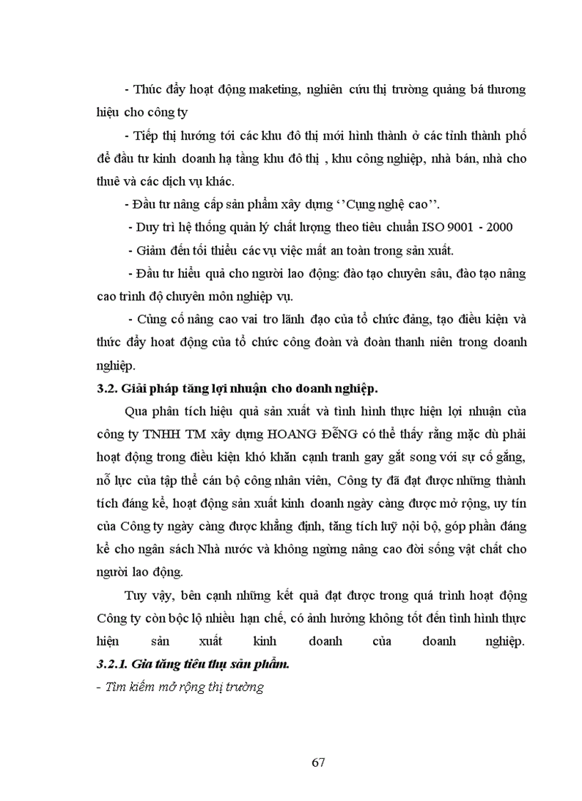 image for page Lợi nhuận tại công ty TNHHTMXD Hoàng Đông