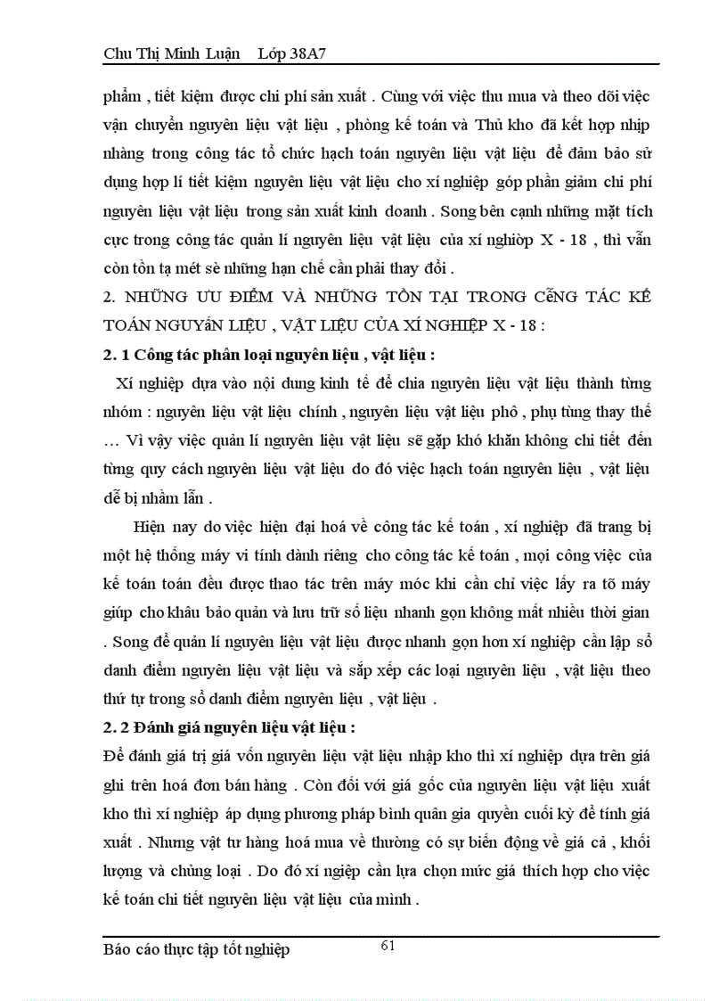 image for page Kế toán nguyên liệu vật liệu tại xí nghiệp X-18 - công ty Hà Thành - BQP