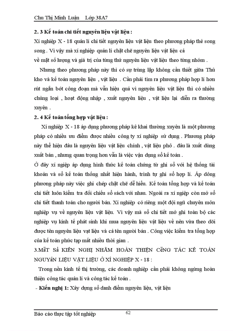 image for page Kế toán nguyên liệu vật liệu tại xí nghiệp X-18 - công ty Hà Thành - BQP
