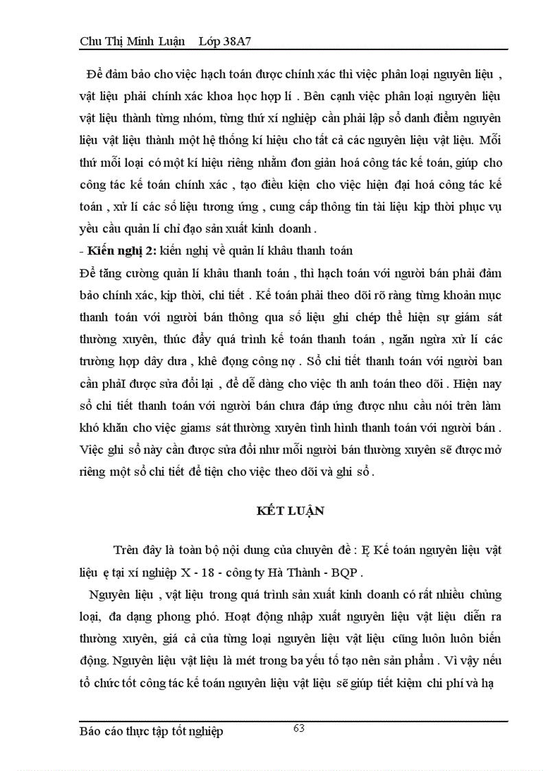 image for page Kế toán nguyên liệu vật liệu tại xí nghiệp X-18 - công ty Hà Thành - BQP