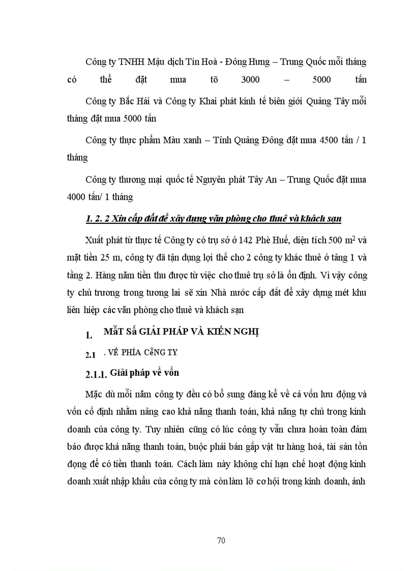 image for page Báo cáo thực tập tại Công ty thương mại XNK Hà Nội