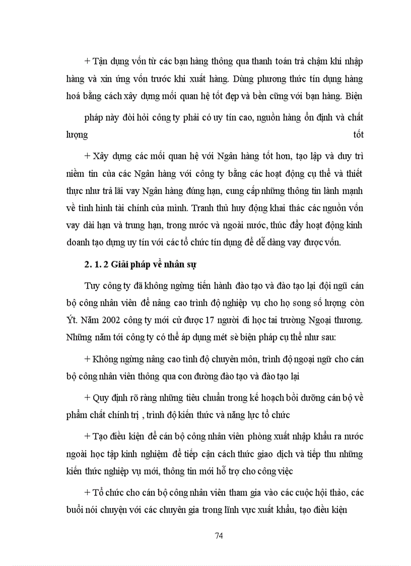 image for page Báo cáo thực tập tại Công ty thương mại XNK Hà Nội