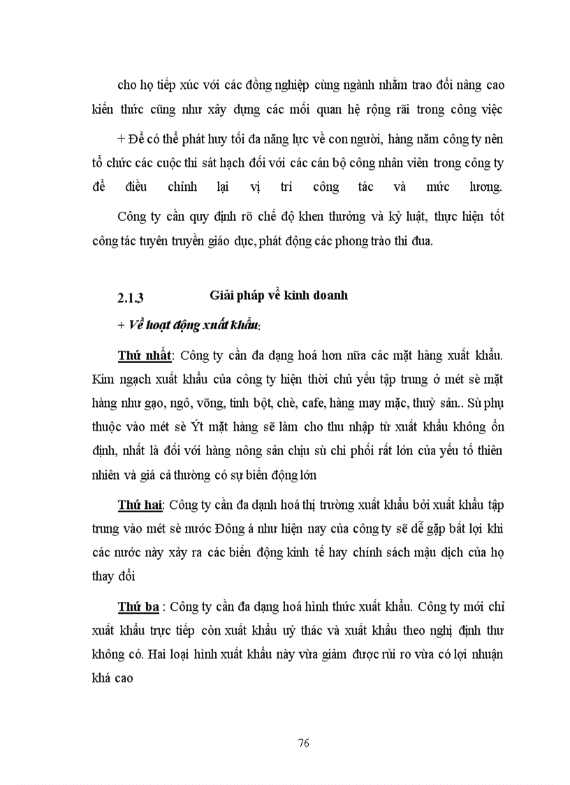 image for page Báo cáo thực tập tại Công ty thương mại XNK Hà Nội