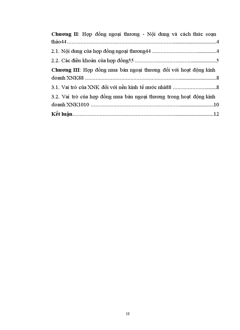 image for page Hợp đồng mua bán ngoại thương đối với hoạt động kinh doanh XNK.