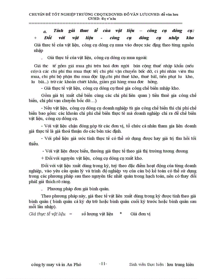 image for page Tổ chức kế toán vật liệu - công cụ dụng cụ tại công ty TNHH in và nay Hàn Quốc