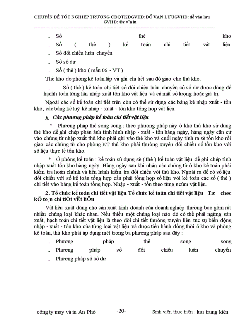 image for page Tổ chức kế toán vật liệu - công cụ dụng cụ tại công ty TNHH in và nay Hàn Quốc