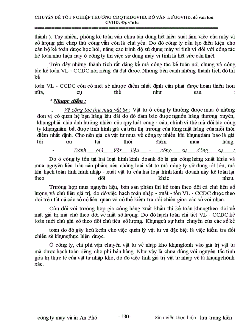 image for page Tổ chức kế toán vật liệu - công cụ dụng cụ tại công ty TNHH in và nay Hàn Quốc
