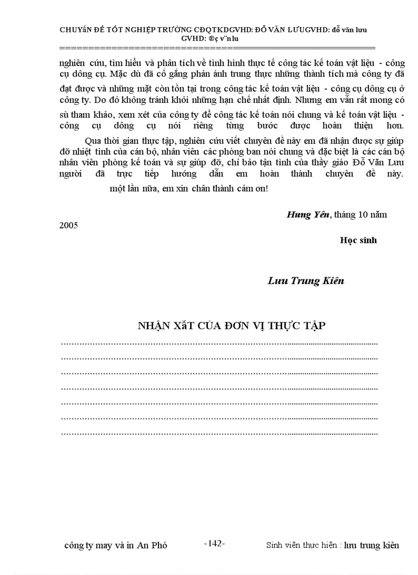 image for page Tổ chức kế toán vật liệu - công cụ dụng cụ tại công ty TNHH in và nay Hàn Quốc