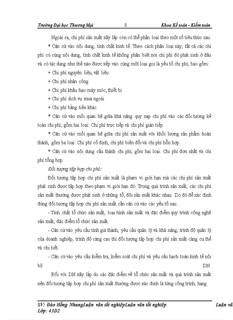image for page Kế toán chi phí xây lắp công trình bệnh viện đa khoa Thái Nguyên ở công ty cổ phần đầu tư xây dựng và phát triển hạ tầng Vinaconex