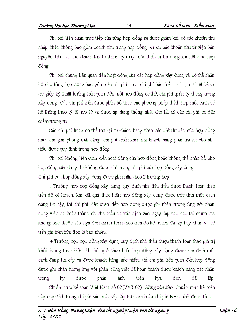 image for page Kế toán chi phí xây lắp công trình bệnh viện đa khoa Thái Nguyên ở công ty cổ phần đầu tư xây dựng và phát triển hạ tầng Vinaconex