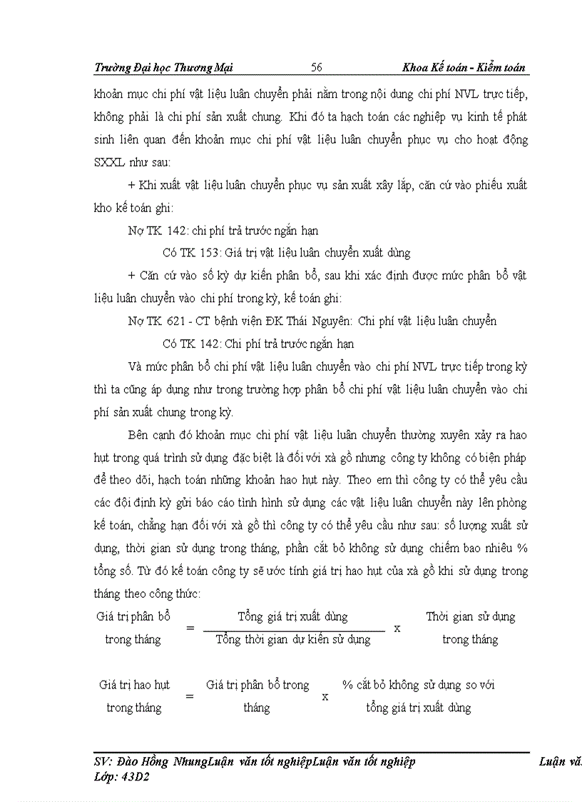 image for page Kế toán chi phí xây lắp công trình bệnh viện đa khoa Thái Nguyên ở công ty cổ phần đầu tư xây dựng và phát triển hạ tầng Vinaconex