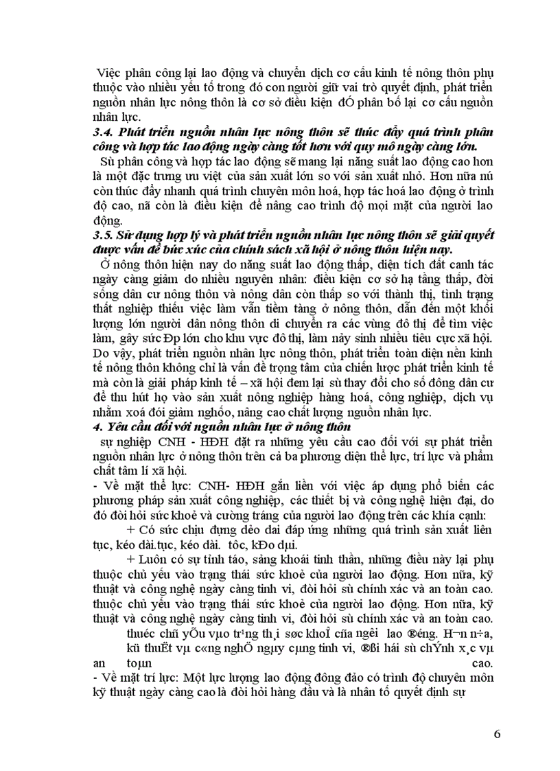 image for page Thực trạng và một số giải pháp phát triển nguồn nhân lực trong quá trình cnh - hđh nông nghiệp nông thôn