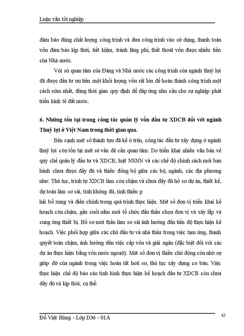 image for page Một số giải pháp nhằm thực hiện tốt công tác quản lý vốn đầu tư xây dựng cơ bản đối với ngành thuỷ lợi