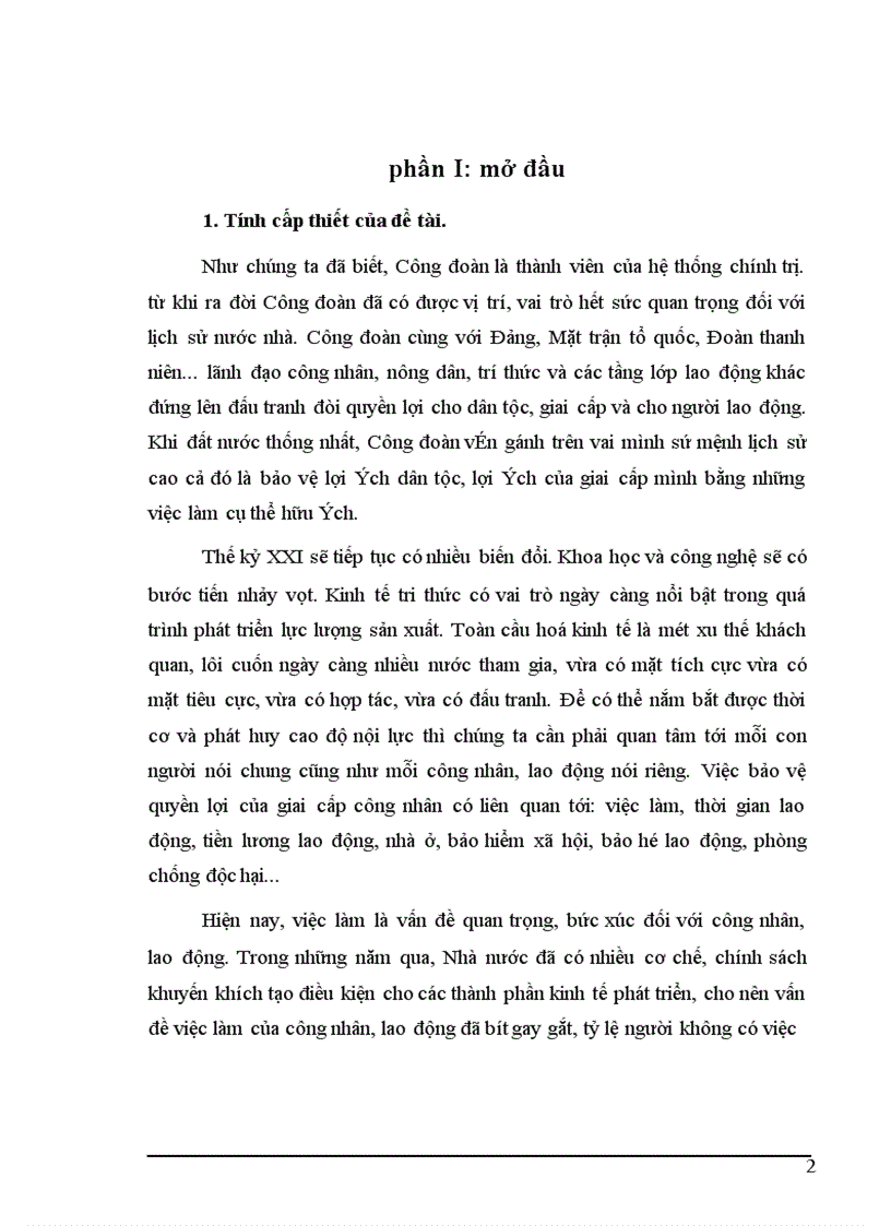 image for page Vai trò của Công đoàn đối với công nhân, lao động tại công ty cổ phần dụng cụ số 1 trong giai đoạn hiện nay