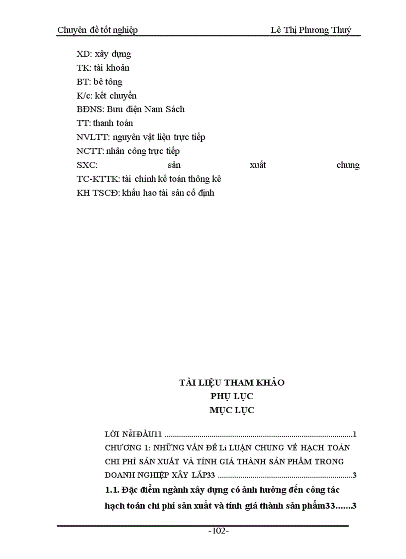 image for page Kế toán tập hợp chi phí sản xuất và tính giá thành sản phẩm ở Công ty Xây dựng Bưu điện