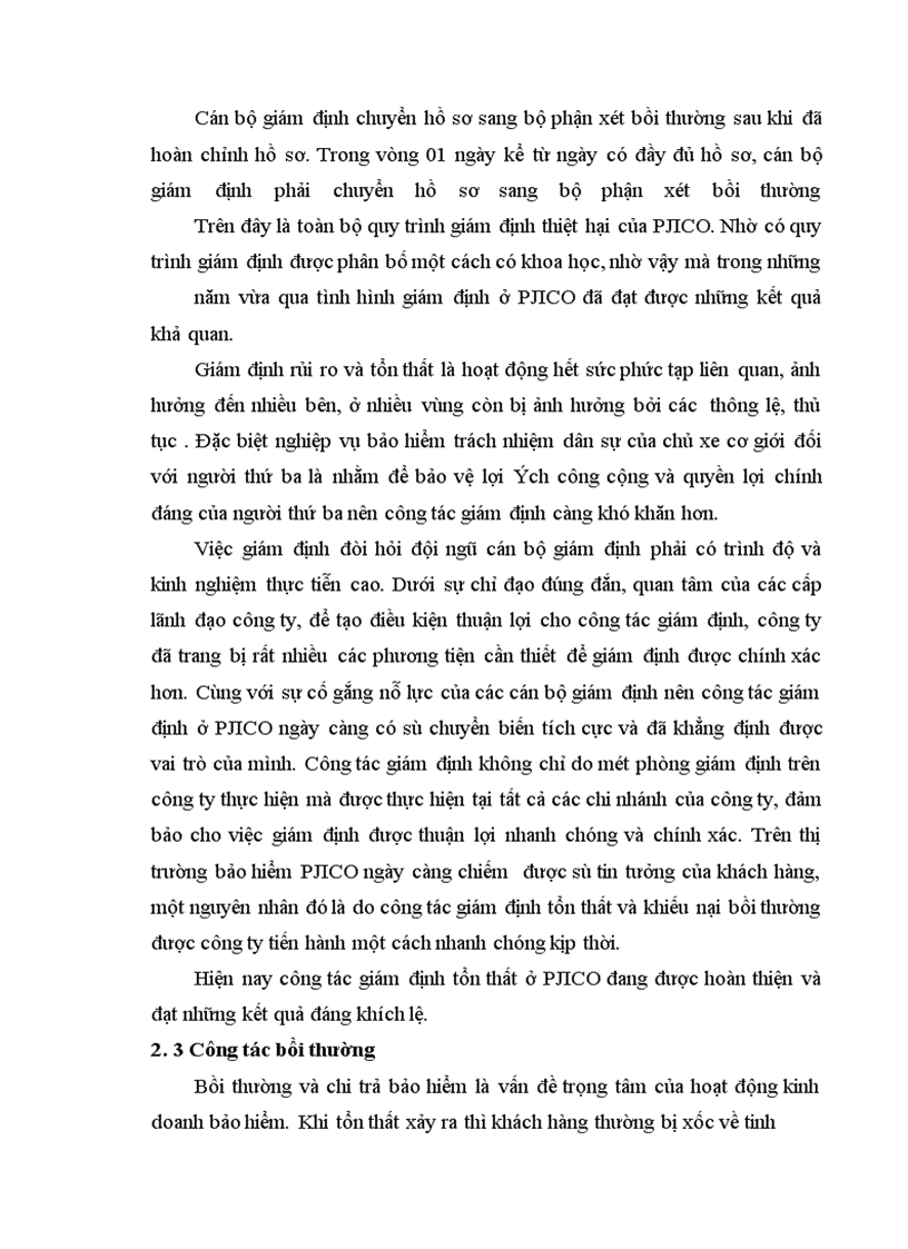 image for page Giải pháp nhằm nâng cao hiệu quả triển khai nghiệp vụ bảo hiểm trách nhiệm dân sự của chủ xe cơ giới đối với người thứ ba ở công ty bảo hiểm PJICO
