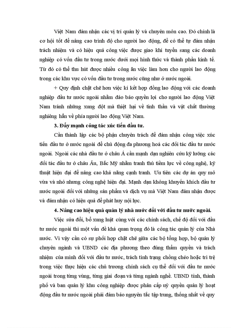 image for page Phân tích trực trạng về hiệu qủa đầu tư trực tiếp nước ngoài (FDI) với vấn đề tạo việc làm cho người lao động Việt Nam trong tiến trình toàn cầu hoá.