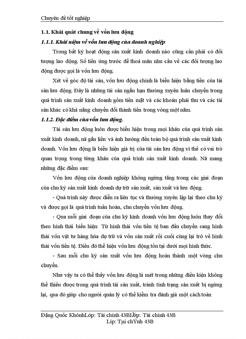 image for page Vốn lưu động và các biện pháp nâng cao hiệu quả sử dụng vốn lưu động tại công ty In hàng không