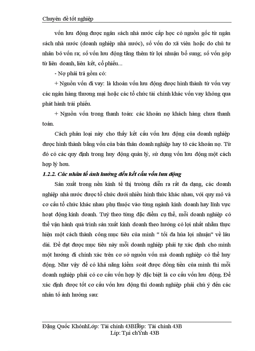 image for page Vốn lưu động và các biện pháp nâng cao hiệu quả sử dụng vốn lưu động tại công ty In hàng không