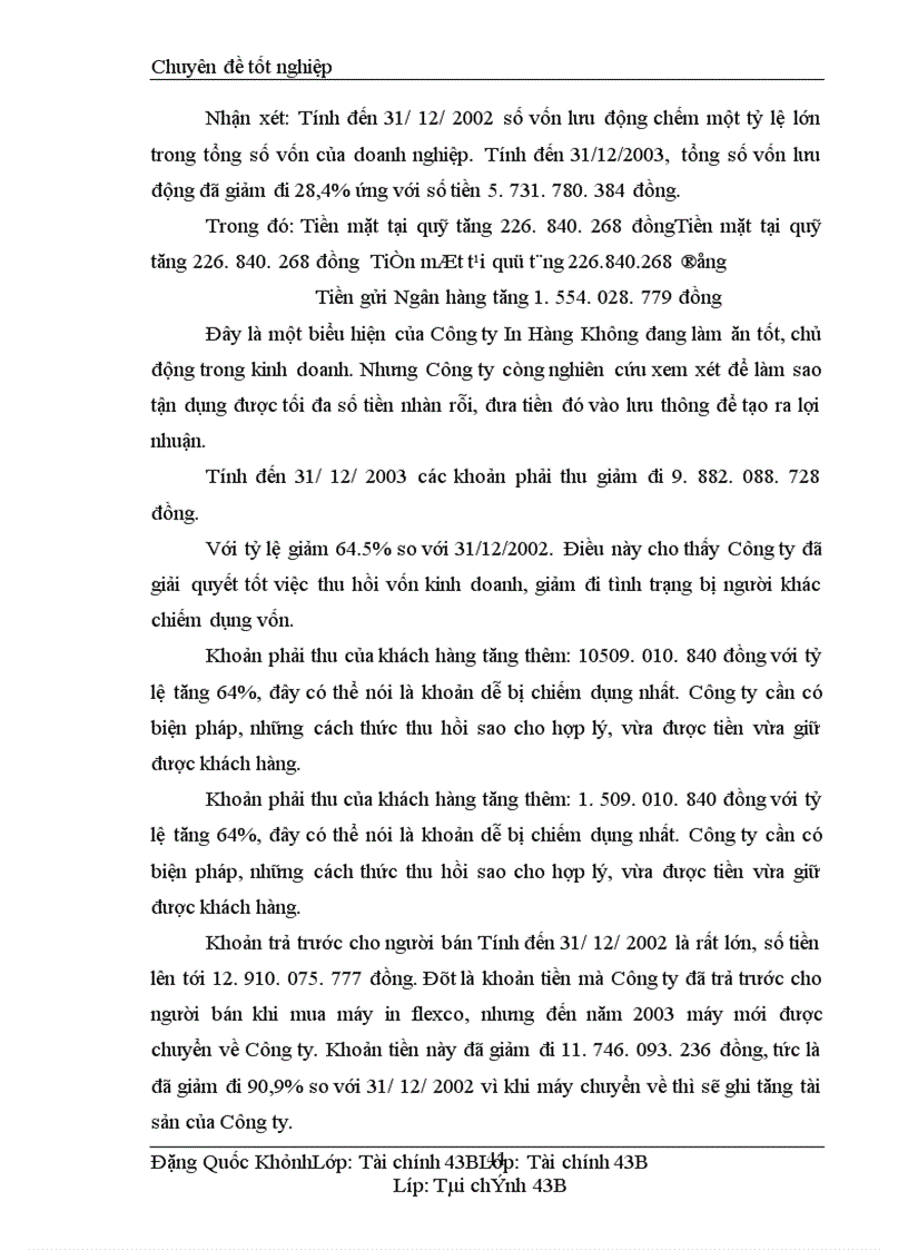image for page Vốn lưu động và các biện pháp nâng cao hiệu quả sử dụng vốn lưu động tại công ty In hàng không
