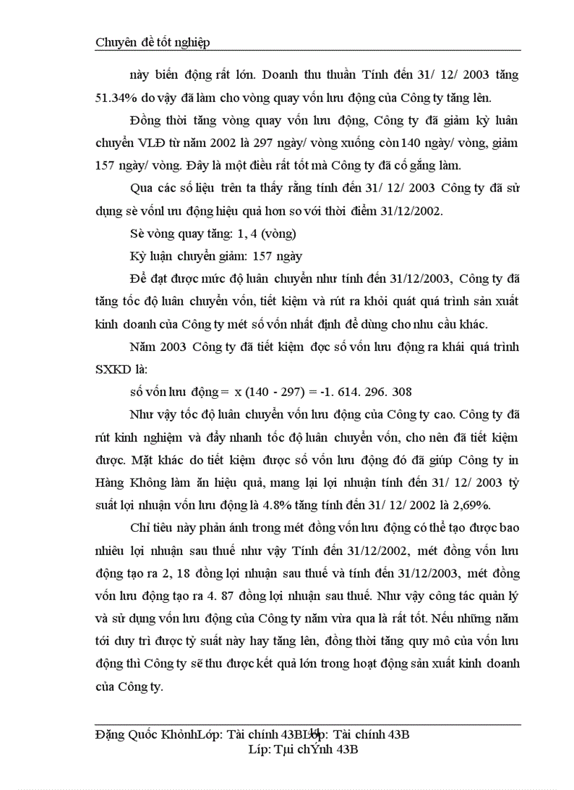 image for page Vốn lưu động và các biện pháp nâng cao hiệu quả sử dụng vốn lưu động tại công ty In hàng không