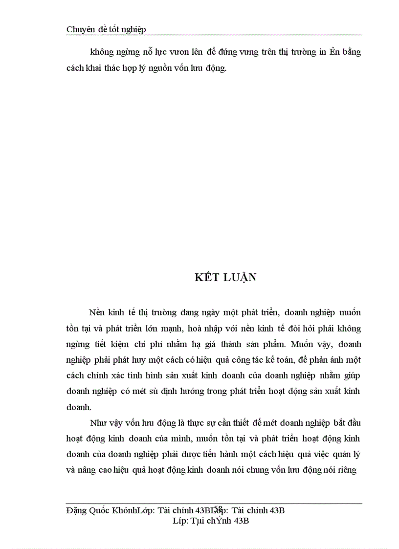 image for page Vốn lưu động và các biện pháp nâng cao hiệu quả sử dụng vốn lưu động tại công ty In hàng không