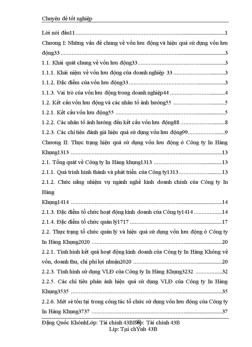 image for page Vốn lưu động và các biện pháp nâng cao hiệu quả sử dụng vốn lưu động tại công ty In hàng không