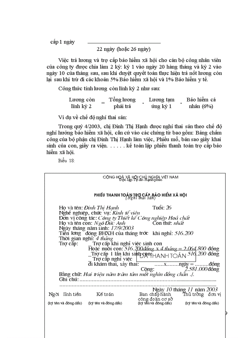 image for page Hạch toán lao động và tiền lương tại Công ty Thiết kế Công nghiệp Hoá chất