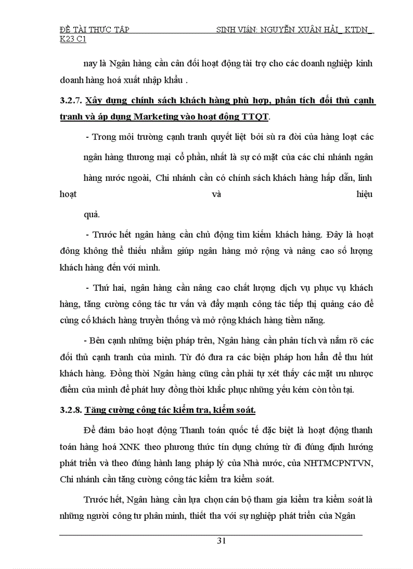 image for page Giải phỏp mở rộng phương thức thanh tóan tín dụng chứng từ quốc tế tại Ngân hàng Thương mại cổ phầnNgoại Thương Việt Nam - chi nhánh Thành Công