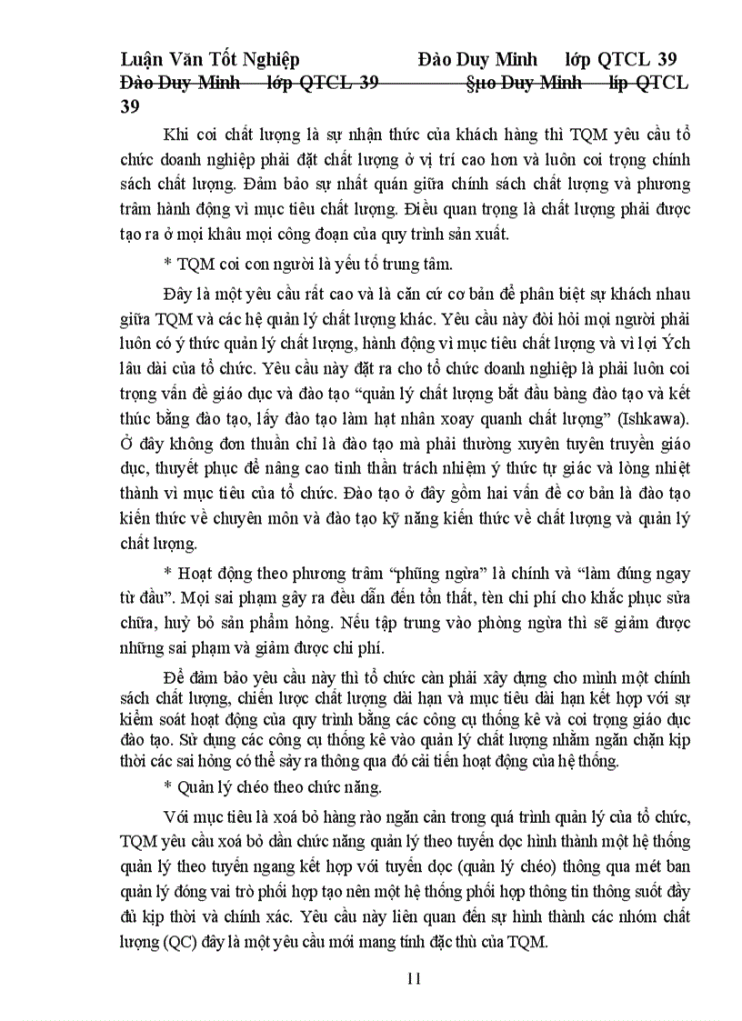 image for page Một số giải pháp cơ bản nhằm từng bước triển khai áp dụng TQM ở công ty Dệt 19. 5 Hà Nội