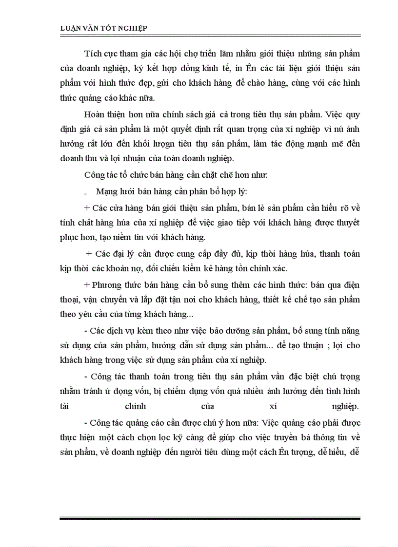 image for page Một số biện pháp nhằm mở rộng thị trường tiêu thụ sản phẩm ở Xí nghiệp cơ khí Trúc Lâm