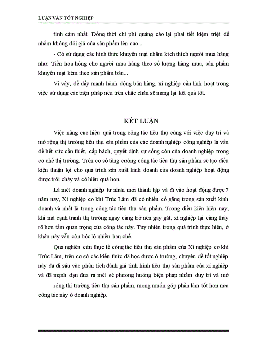 image for page Một số biện pháp nhằm mở rộng thị trường tiêu thụ sản phẩm ở Xí nghiệp cơ khí Trúc Lâm